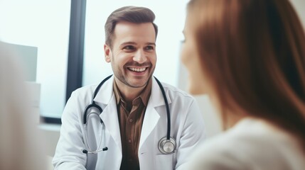 Doctor discussion with patient  