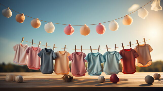 Baby Clothes Background