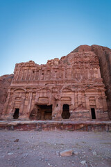 Palace Tomb in the historic and archaeological city of Petra, Jordan
