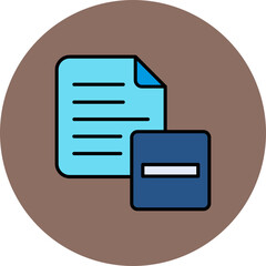 Fototapeta premium Remove Icon