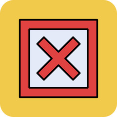 Fototapeta premium Cross Icon