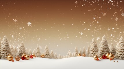 Fototapeta na wymiar Festive Holiday Atmosphere, A Christmas Decorations Background for Merry Celebrations,,winter illustration background for Ppt