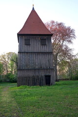 Kirchturm in der Gemeinde Pritzen in Brandenburg