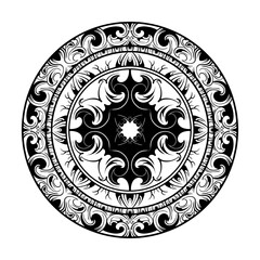 ornament design with engraving concept in vector formats