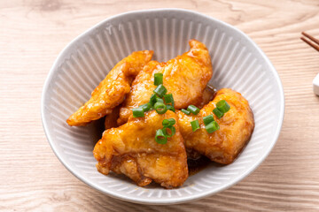 鶏ささみの南蛮漬け