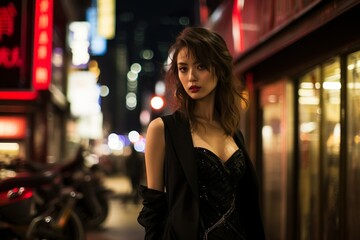 ナイトワークへいく女性02