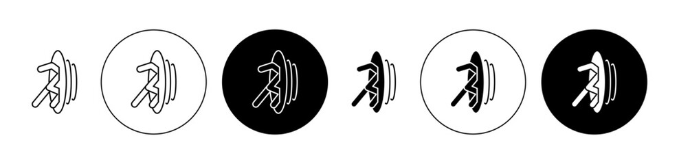 teleport icon set in black. futuristic teleport technology vector sign for Ui designs.