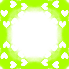 Green heart background 