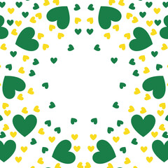 seamless pattern with hearts