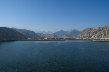 Stadt Khasab an der Straße von Hormus, Halbinsel Musandam, Oman 