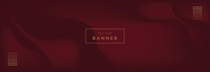 Fototapeta premium Premium background design with diagonal line pattern in maroon colour. Vector horizontal template for digital business banner, formal invitation, luxury voucher, prestigious gift certificate