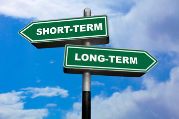 Short-Term or Long-Term - Direction signs