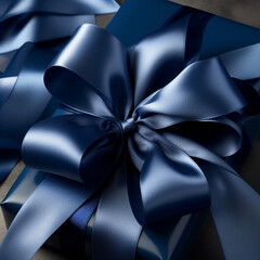 A beautifully wrapped gift adorned with glittering ribbons and sparkling decorations, eagerly awaits the joyous anticipation of New Year's celebrations