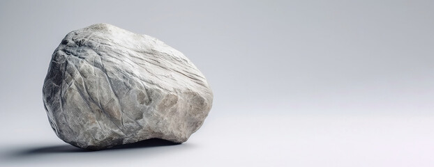 Musgravite is a rare precious natural geological stone on white background in low key. AI generated.