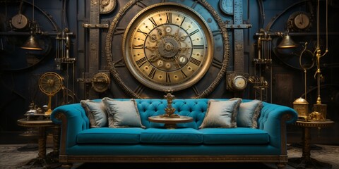 crazy steampunk interior