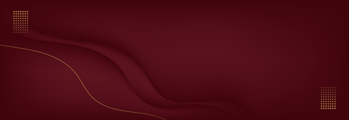 Premium background design with diagonal line pattern in maroon colour. Vector horizontal template...