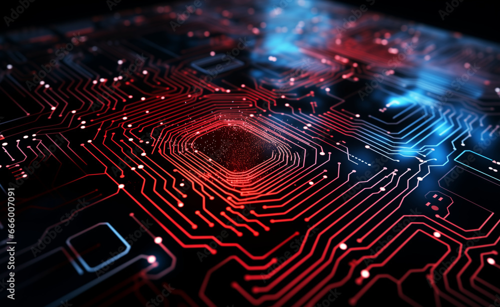Poster sensor pattern of papillary lines on a computer chip