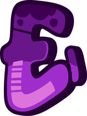 Street Graffiti Letter E