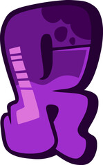 Street Graffiti Letter R