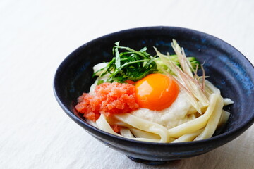 冷やし明太うどん