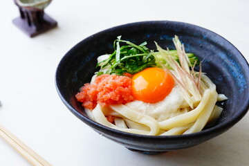 冷やし明太うどん