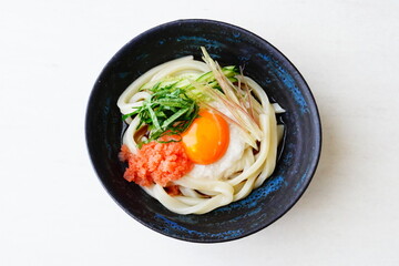 冷やし明太うどん