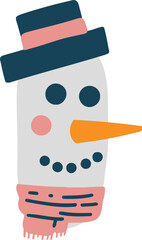 Snowman Alphabet Letter I