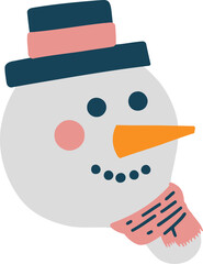 Snowman Alphabet Letter Q