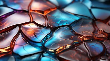 Vibrant hues dance across a reflective glass canvas, capturing the essence of light and inviting...