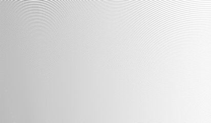 Linear abstract background, vector design 3D lines in perspective, curve and wave lines in motion, smooth and soft backdrop. - obrazy, fototapety, plakaty