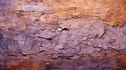 Fototapeta premium A rugged brown boulder stands strong, weathered by time and the wild elements, its stoic presence evoking a sense of resilience and untamed beauty