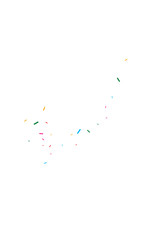 Celebrate Dust Abstract Vector White Background.