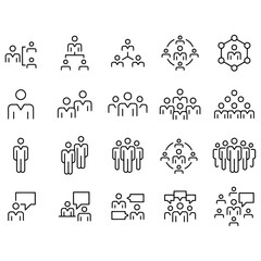 People Icons vector design