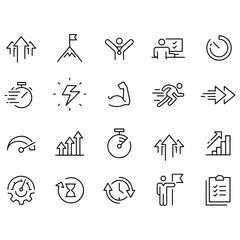 Performance Icons vector design
