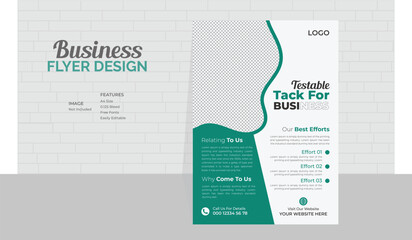 Flayer Design Template, Business Marketing Flayer.