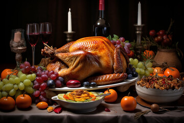 Turkey is the centerpiece of most to celebrate Thanksgiving feasts.