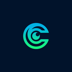 letter C design logo 