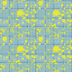 グレンチェック＆ペイントMIX