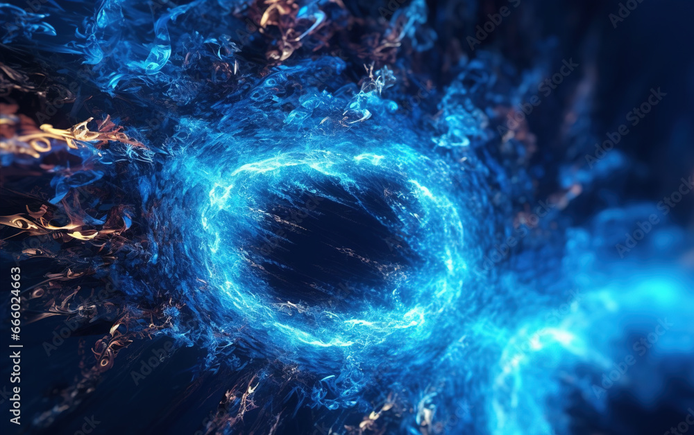 Poster abstract glowing fluid background,created with generative ai tecnology.