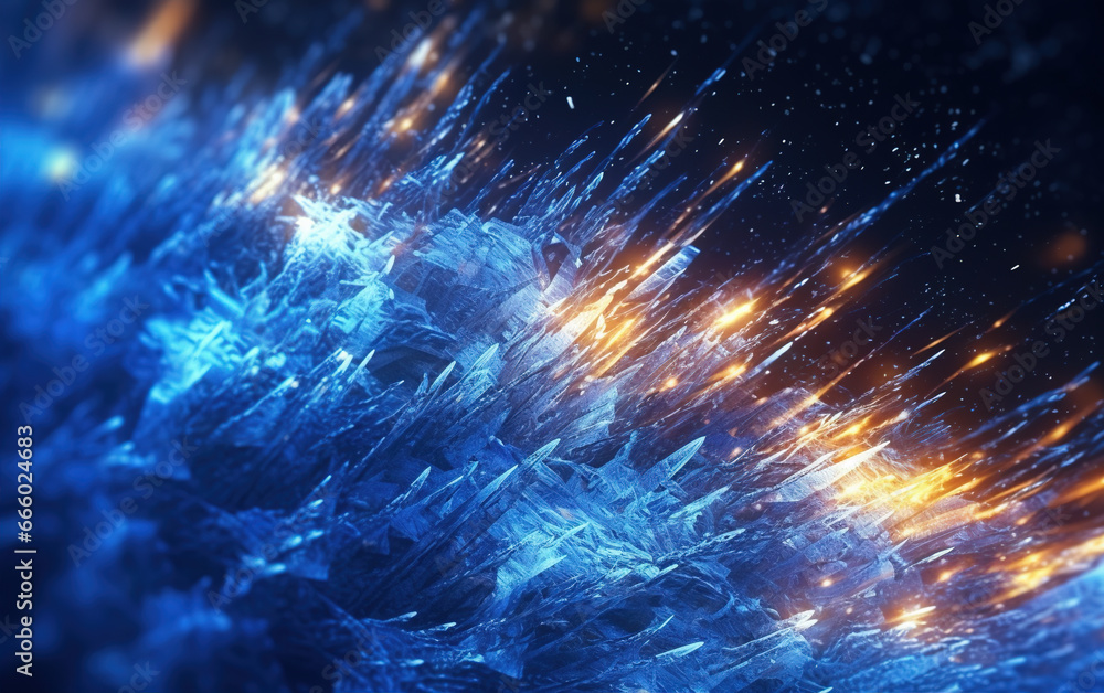 Poster abstract glowing fluid background,created with generative ai tecnology.
