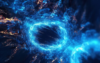 Obraz premium Abstract glowing fluid background,created with Generative AI tecnology.