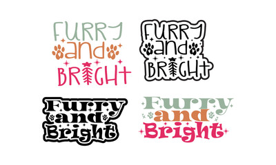 Furry and bright-Christmas dog bundles 
