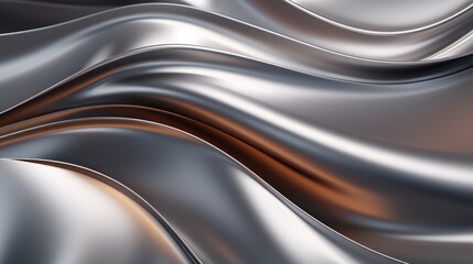 The sleek texture of stainless steel creates a mesmerizing backdrop