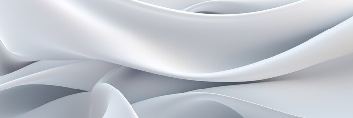 unusual white background of smooth and fluid shapes