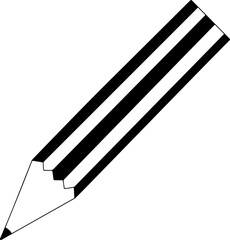Pencil icon. Vector EPS 10