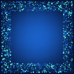 Turquoise Rhombus Abstract Blue Vector