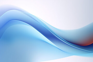 Fototapeta premium Vivid Blue Swirls: A Visual Symphony on White Background - The Mesmerizing Beauty of Vibrant Blue on White Background
