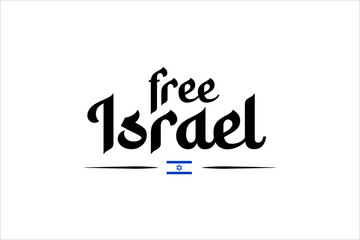 Pray for Israel vector illustration Background. Free Israel flag wallpaper, flyer, banner vector illustration