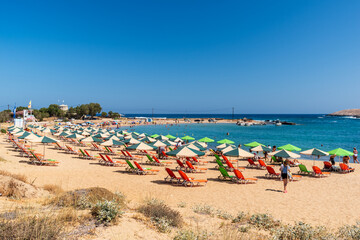 Stavros (Zorba's) Beach on Crete, Greece