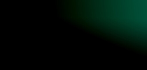 Dark green gradient background. Background for design and graphic resources. Empty space for text.